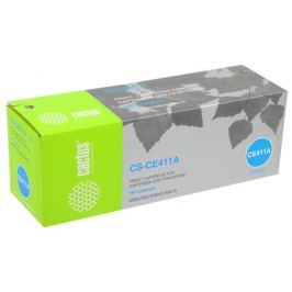 Картридж Cactus CS-CE411A для HP CLJ Pro300 ColorM351/Pro400 ColorM451 голубой 2600стр