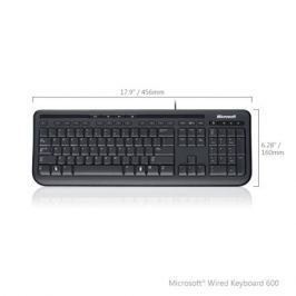 (ANB-00018) Клавиатура Microsoft Wired 600 Keyboard USB Black Retail