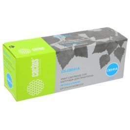 Картридж Cactus CS-CB541A для принтеров HP Color LaserJet CP1215/1515/CM1312, голубой, 1400 стр.