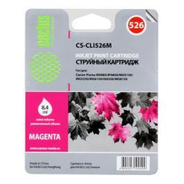 Картридж CACTUS CS-CLI526M для CANON PIXMA iP4850/MG5250/MG5150/iX6550/MX885