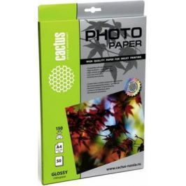 Бумага Cactus CS-GA415050E A4 150г/кв.м глянцевая 50л
