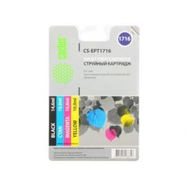Картридж Cactus CS-EPT1716 для Epson Expression Home XP-33 4шт