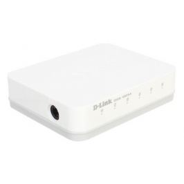 Коммутатор D-Link DGS-1005A/D1A Неуправляемый коммутатор с 5 портами 10/100/1000Base-T, функцией энергосбережения и поддержкой QoS