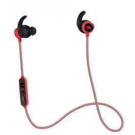 Наушники (гарнитура) JBL Reflect Mini BT Red Беспроводные / Внутриканальные с микрофоном / Красный / 10 Гц - 22 кГц / 95 дБ / до 8 ч / Bluetooth, Micro-USB