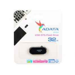 USB флешка A-Data DashDrive Durable UD320 32GB Black (AUD320-32G-RBK) USB 2.0, microUSB / 15 МБ/cек / 5 МБ/cек