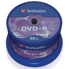 DVD+R Verbatim 4.7Gb 16x 50шт Cake Box