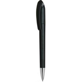 Авторучка шариковая APPLICA, пластиковый корпус, поворотный механизм, 0,5 мм, синяя, корпус черный