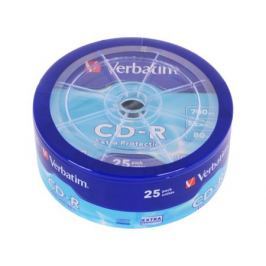 CD-R Verbatim 700Mb 52x 25шт Shrink