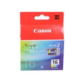 Картридж Canon BCI-16 Color для PIXMA iP90, SELPHY DS700 и DS810. Двойная упаковка. Трехцветный. 199 страниц.