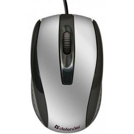 Мышь Defender Optimum MM-140 USB S(Серебро) 2кн+кл 800dpi