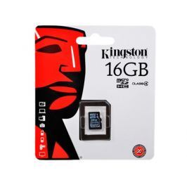 MicroSDHC Kingston 16GB Class 4 (SDC4/16GBSP)