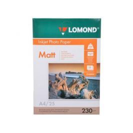 0102050 бумага LOMOND (A4, 230гр, 25л) Photo Матовая , одностор.