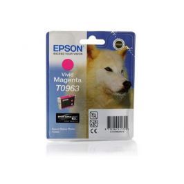 Картридж Epson C13T09634010 T0963 для Epson Stylus Photo R2880 Vivid Magenta пурпурный