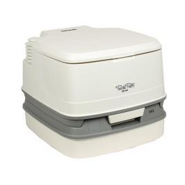 Биотуалет Thetford Porta Potti Qube 145 Grey (цвет серый, нижний бак 12л, верхний 15л, размер 33х38,3х42,7см, гофро-помпа, вес 3,6кг