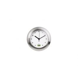 Часы Hama H-113914 Bathroom настенные аналоговые цифровой термометр защита от влаги серебряный