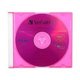 CD-RW Verbatim 700Mb 12x Slim Color