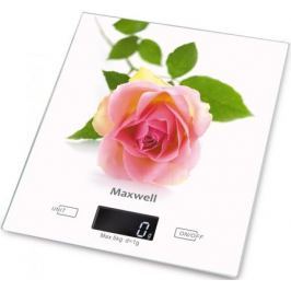 Весы кухонные Maxwell MW-1476(W) белый рисунок