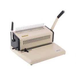 Брошюровщик Office Kit B2115, ручная перфорация 15 листов, переплет max 500 листов, пластик.пружина (6-51мм), регулир.отступа, откл.ножей, 2 рукоятки