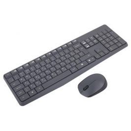 (920-007948) Клав. + Мышь Беспроводная Logitech Wireless Keyboard and Mouse MK235 Grey