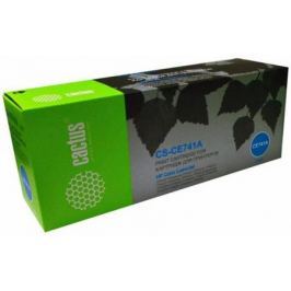 Тонер Картридж Cactus CS-CE741AR голубой для HP CLJ Pro CP5220/CP5221 (7300стр.)