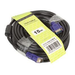 Кабель соединительный SVGA (15M/M) 15m 2 фильтра TV-COM (QCG120H-15M)