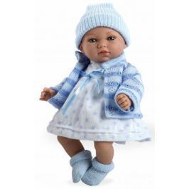Arias ELEGANCE мягк кукла 28 см., со звук. эфф. Гуление (3хLR44/AG13), в одежде,голуб. цвет., в кор.