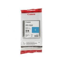 Картридж Canon PFI-102 C для плоттера iPF500, iPF510, iPF600, iPF605, iPF610, iPF650, iPF655, iPF700, iPF710, iPF720, iPF750, iPF755, iPF760, iPF765. Голубой.