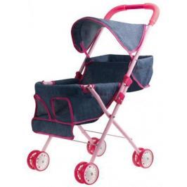 1toy коляска прогулочная с капюшоном для 2х кукол