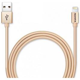 Кабель A-Data Lightning-USB для iPhone iPad iPod 1м золотистый AMFIAL-100CMK-CGD