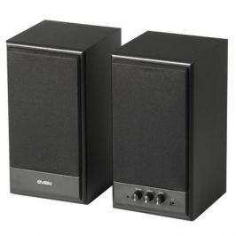 Колонки Sven SPS-702 2х20 Вт черная кожа