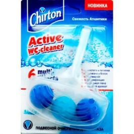 CHIRTON Подвесной очиститель для унитаза Свежесть Атлантики шарики 45 г