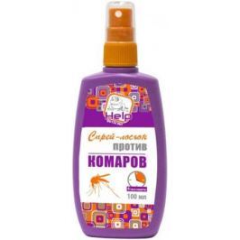 HELP Спрей-лосьон от комаров до 4 часов защиты репеллентный, 100 мл /24