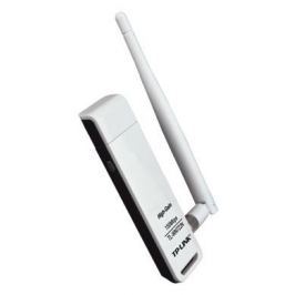 Адаптер TP-Link TL-WN722N 150M High Power Wireless Lite-N USB Adapter, Atheros, 1T1R, 4dBi съемная антенна
