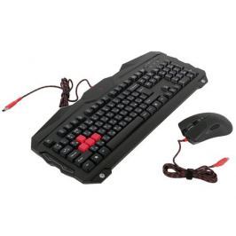 Клавиатура + мышь A4 Bloody Q2100 (Q210+Q9) черный USB Multimedia Gamer