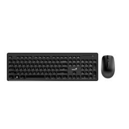 Комплект Genius SlimStar 8006 Black USB мышь: оптическая, 1600dpi, 3 кнопки + колесико