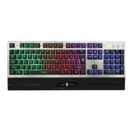 Клавиатура Jet.A Smart Line K22 LED Silver USB проводная, 104 клавиши