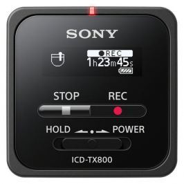Диктофон Sony ICD-TX800T память 16Гб, управление через Bluetooth, черный