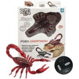 1toy, Робо-скорпион на ИК управлении (красный), свет эффекты, 27*17,5*5,2