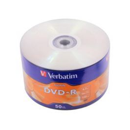 DVD-R Verbatim 4.7GB 16x 50шт Shrink