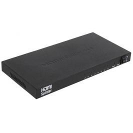 Разветвитель HDMI Splitter Orient HSP0108, 1-8, HDMI 1.4/3D, HDTV1080p/1080i/720p, HDCP1.2, внешний БП 5В/3A, метал.корпус