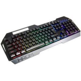 Клавиатура QCYBER HROM Black USB проводная, 104 клавиши