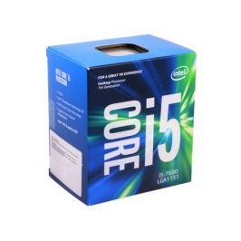 Процессор Intel Core i5-7600 BOX TPD 65W, 4/4, Base 3.50GHz - Turbo 4.10GHz, 6Mb, LGA1151 (Kaby Lake)