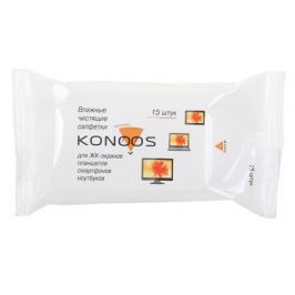 Салфетки для ЖК-экранов в мягкой пачке, Konoos KSN-15
