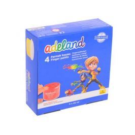 Краски пальчиковые Adel ADELAND 4 цвета 234-0630-100
