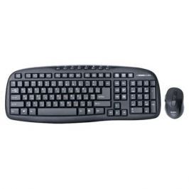 Беспроводной набор клавиатура+мышь SVEN Comfort 3400 Wireless, чёрный, 104+8 клавиш, классическая раскладка, 5+1 клавиш мыши, Blue LED