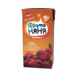 Компот ФрутоНяня Вишня и малина с 5 мес. 200 мл