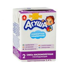 Кисломолочная готовая смесь Агуша 2 3,4% с 6 мес. 204 мл