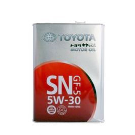Моторное масло Toyota SL 5w30 4 литра для JAC S5 2013-