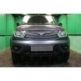 Защита радиатора (хром) Allest UAZPAT14.chrome для UAZ Patriot 2014 -