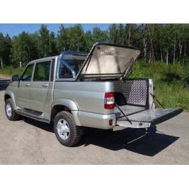 Защита кузова и заднего стекла (76,1 мм) ТСС UAZPIC2016-09 для UAZ Patriot 2014 -